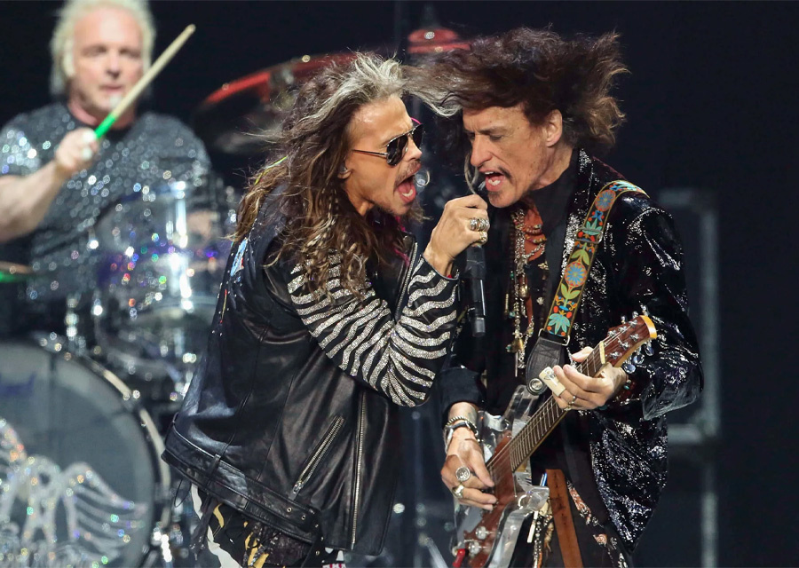 Steve Tyler and Joe Perry &mdash; Las Vegas, 2019